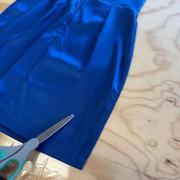 NWT Hello Molly Blue Satin Corset Mini Dress Pleated Bust Bodycon Size XS US 2 - Image 9