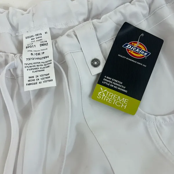 NWT Dickies White Wide Leg Women's Pants - Image 4