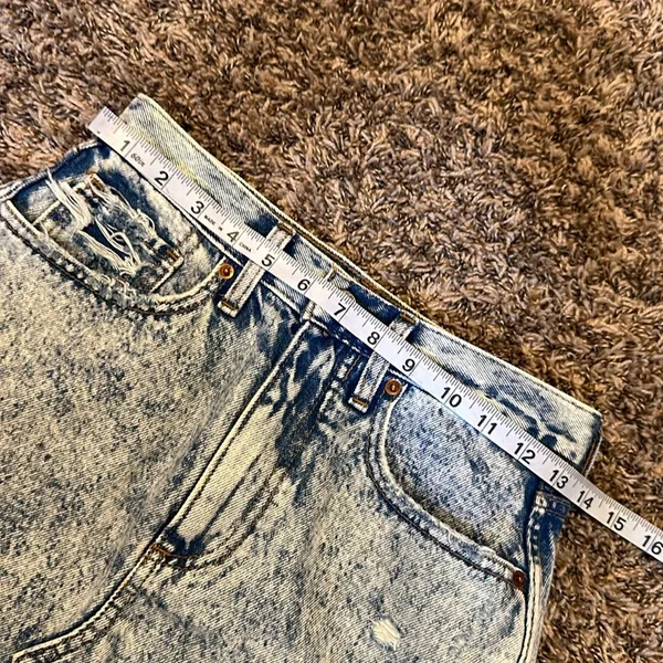Abercrombie & Fitch Natural Rise Skirt Denim 25 - Image 5