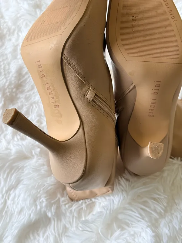 Gianni Bini Tan Leather Boots - Image 5