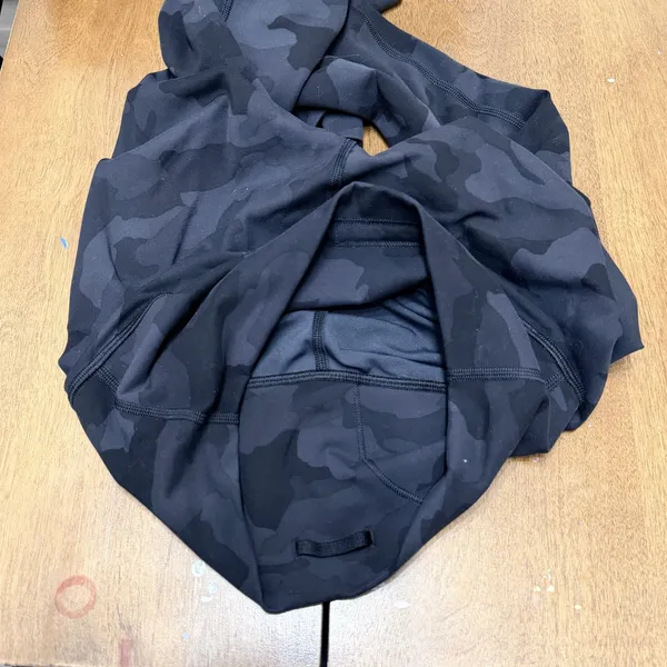 Lululemon Wunder Train HR Cropped Leggings Yoga Incognito Camo Grey‎ Size 4 - Image 5