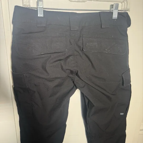 5.11 Tactical Pants Women Sz 4 Black Cargo Utility Durable Comfort Pockets - Image 5
