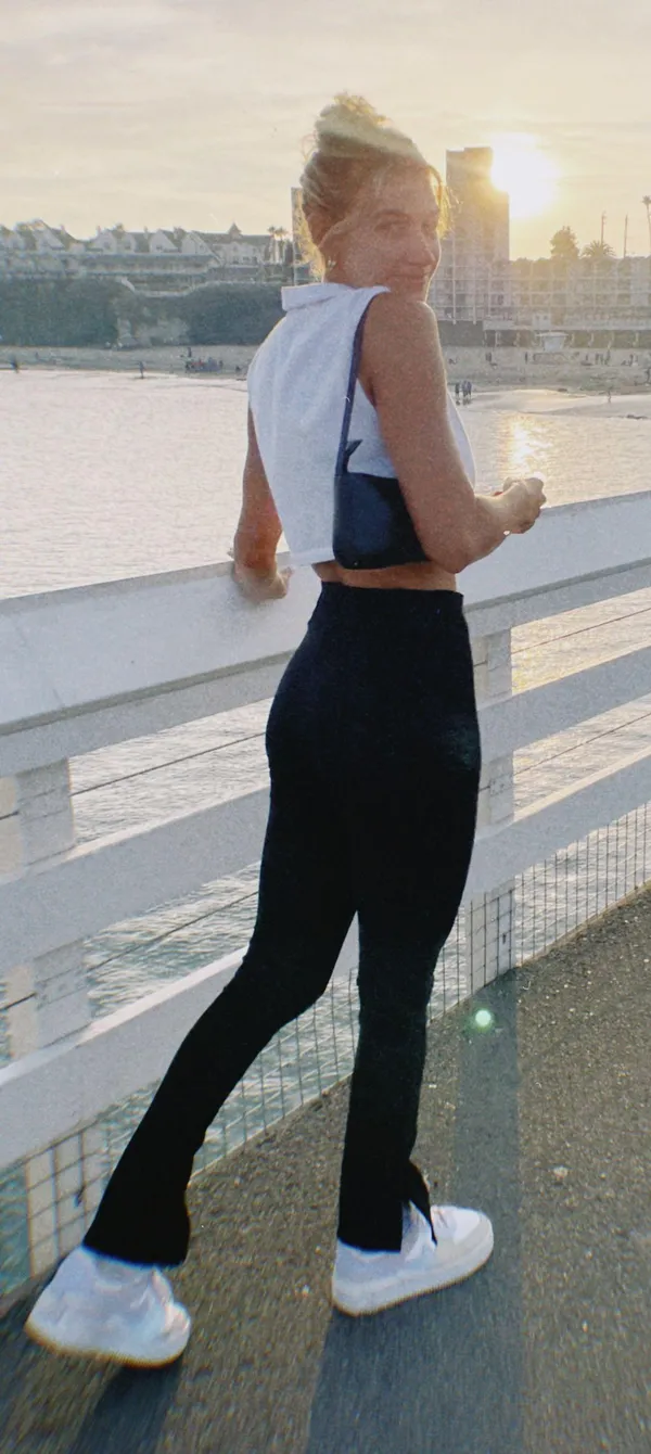 ZARA Flare Leg Black Pants - Image 4