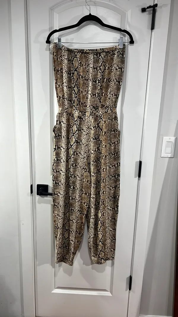 Blue Island snake skin Jumpsuit - Image 9