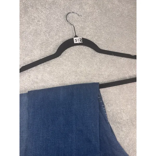 Driftwood Candace Crop Jeans Womens 28 Blue Scalloped Hem Stretch Denim Classic - Image 11