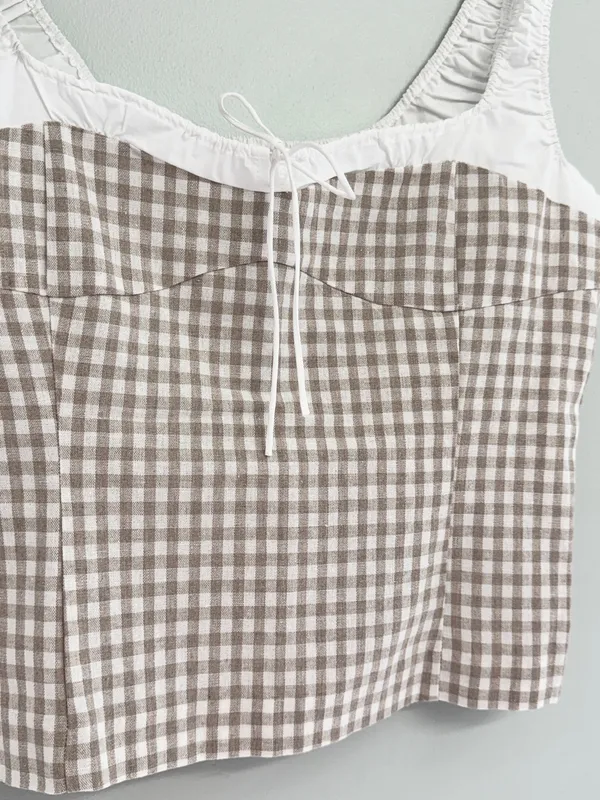 Elodie gingham top  - Image 3
