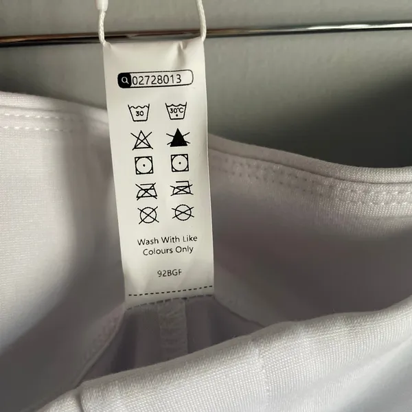 Halara White Bootcut Trousers Work pants Summer Pants Beachy Office Casual sz L - Image 4
