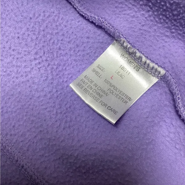 Woolrich Fleece Vest light purple Size Large. - Image 5