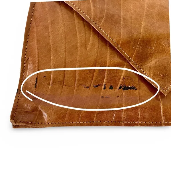 Mustard Flat Envelope Clutch Brown - Image 5