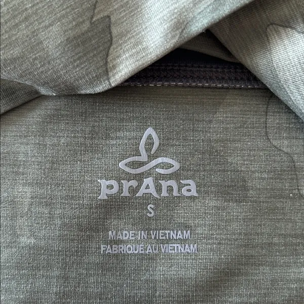 PrAna Layna Sage Camoflauge Adjustable Straps Sports Bra Size Small‎ - Image 7