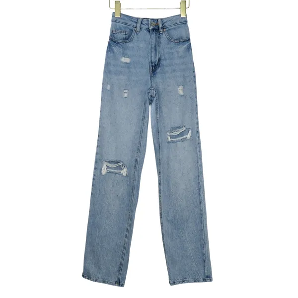 Pacsun 90's Boyfriend Jeans High Rise Straight Leg Baggy Jeans Ripped Size 23 - Image 3