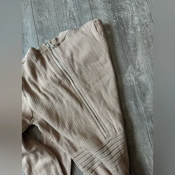 🍒AMTIOUS Elegant Tan Knit Dress - Image 10