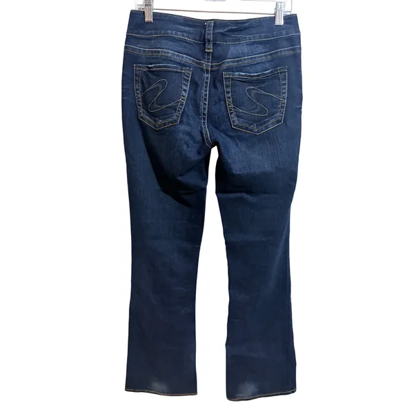 Silver Jeans Suki Bootcut Womens 29/33 Dark Wash Excellent Mid Rise - Image 3