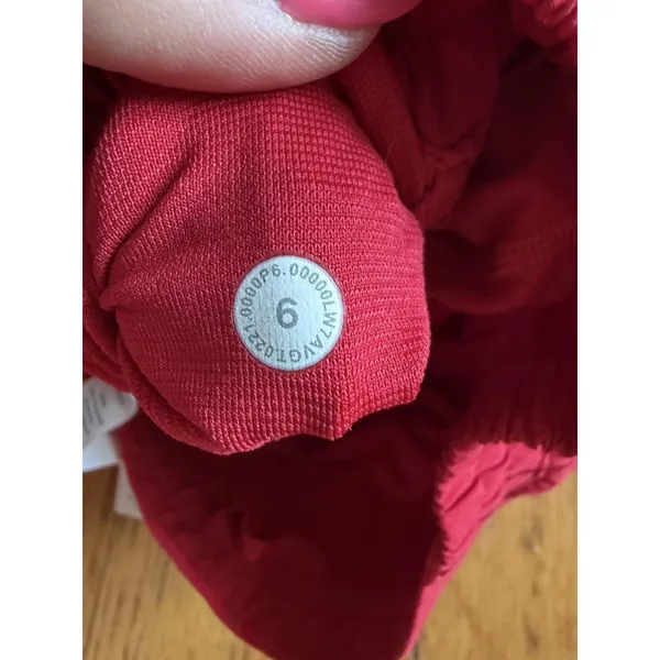 Lululemon Lined Running Shorts Womens 6 Tall Red - Image 6