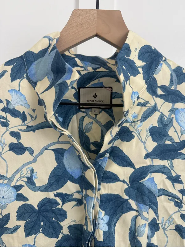 Tuckernuck Bonnie Blossom Megan Mini Dress Blue Floral - Image 3