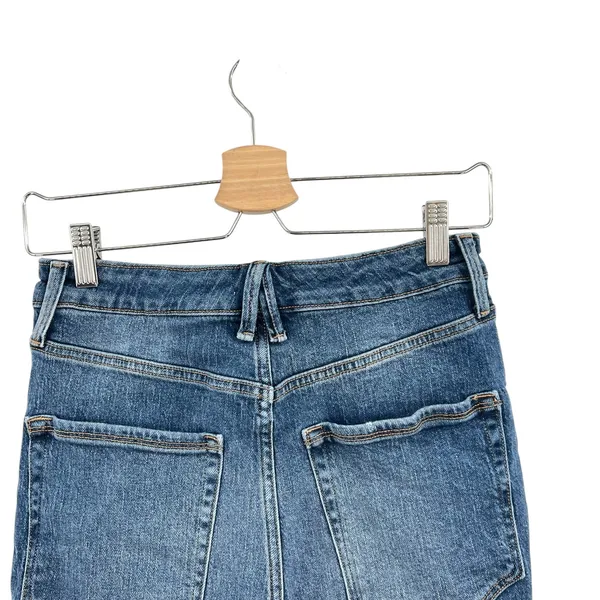 Good American Bombshell‎ Shorts Denim Ripped Distressed Blue Size 4 27 - Image 7