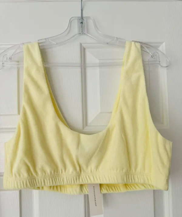 Anthropologie Sunday in Brooklyn Terrycloth Joggers & Bra Set, Size L - Image 13