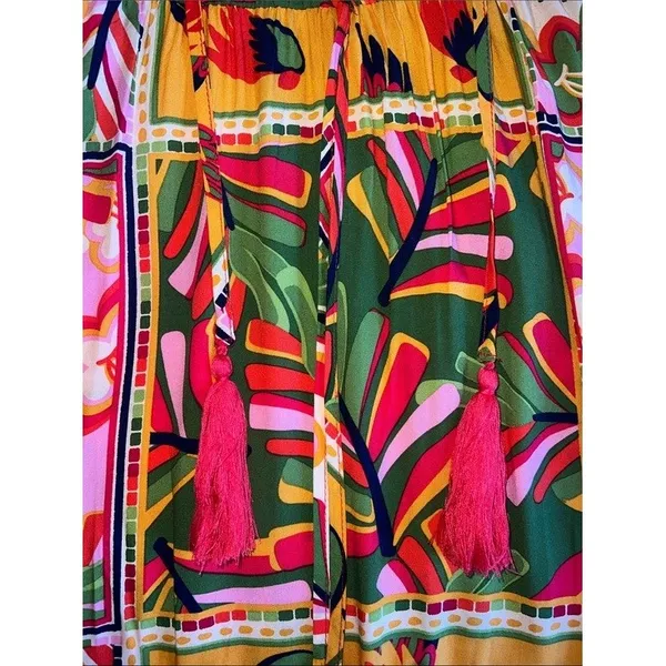 Label of Love Calista Off Shoulder Maxi Dress M NWT Tropical Boho Resort - Image 11