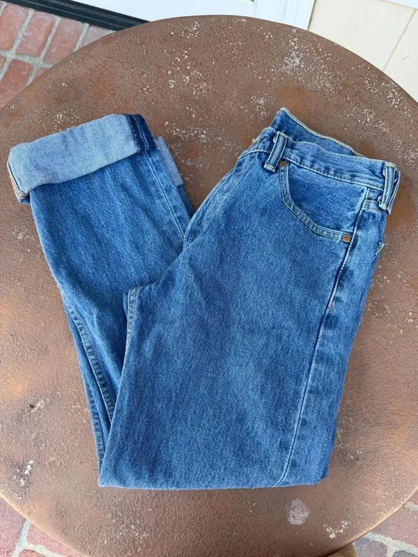 Levi's low rise 505 blue jeans -fits like a 28 #denim #y2k #basics - Image 5