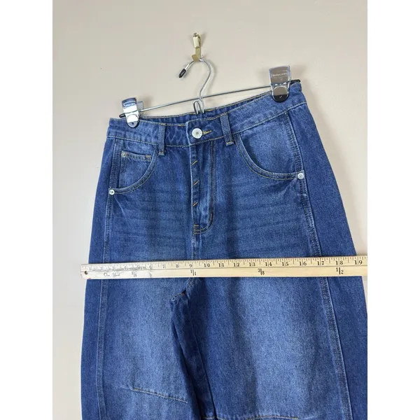 Baggy Jeans Women’s Size 4 Blue Medium Wash Barrel Y2K Grunge 80s 90s VTG - Image 13