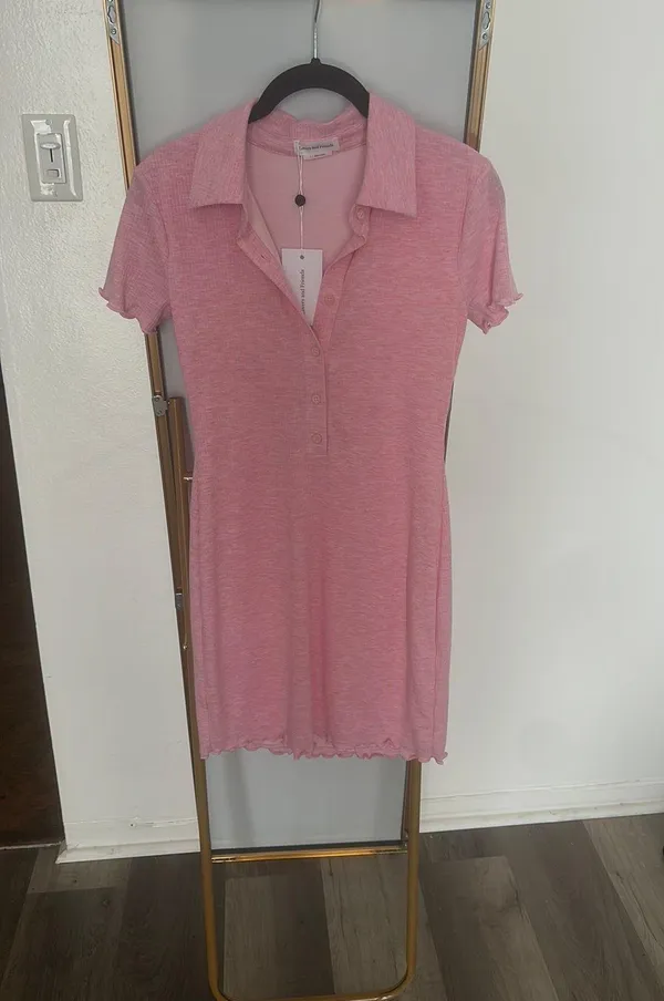 Lovers and Friends Sally Mini Dress in Heathered Pink REVOLVE - Image 2