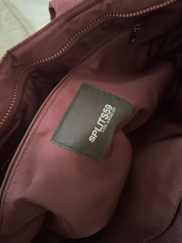 Slipts 59 Red Burgandy Workout Bag Tote - Image 4