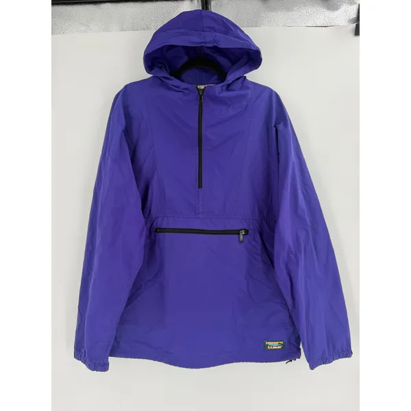 LL Bean Anorak Pullover Women XL Purple Vintage 90s Y2K Gorpcore - Image 2