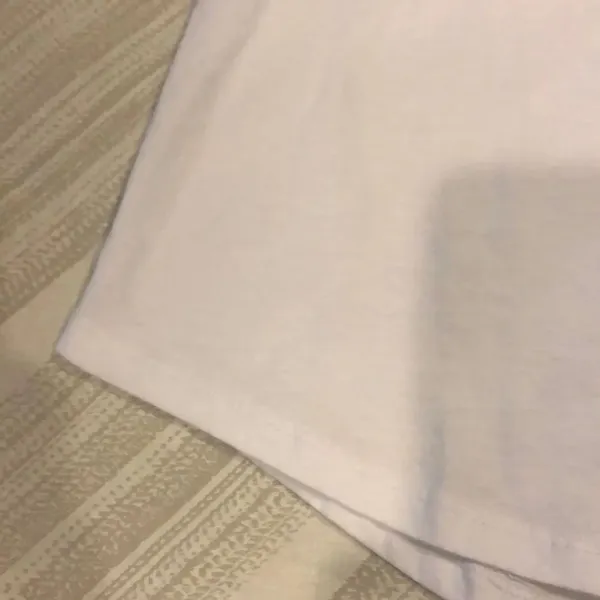 Chrldr “Nevermind” w. Palm Tree White Tank Top - Size S - Image 5