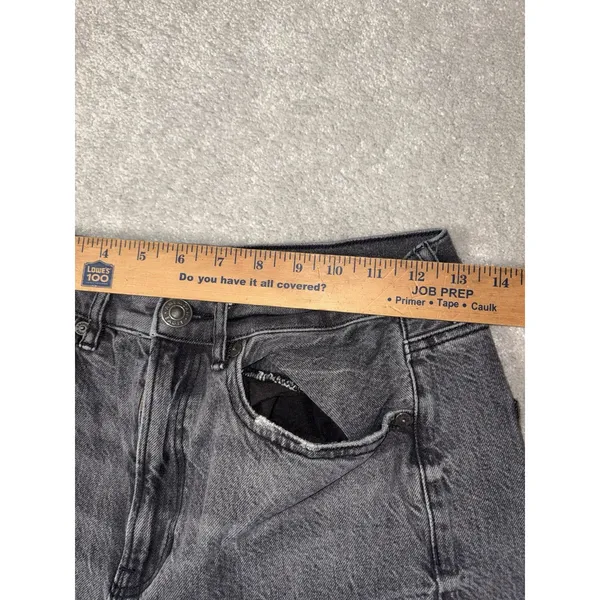 american eagle baggy jeans black wash jeans 4 short - Image 8