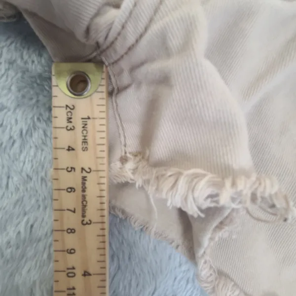 Free People Denim Shorts Brown Women’s 27 - Image 7