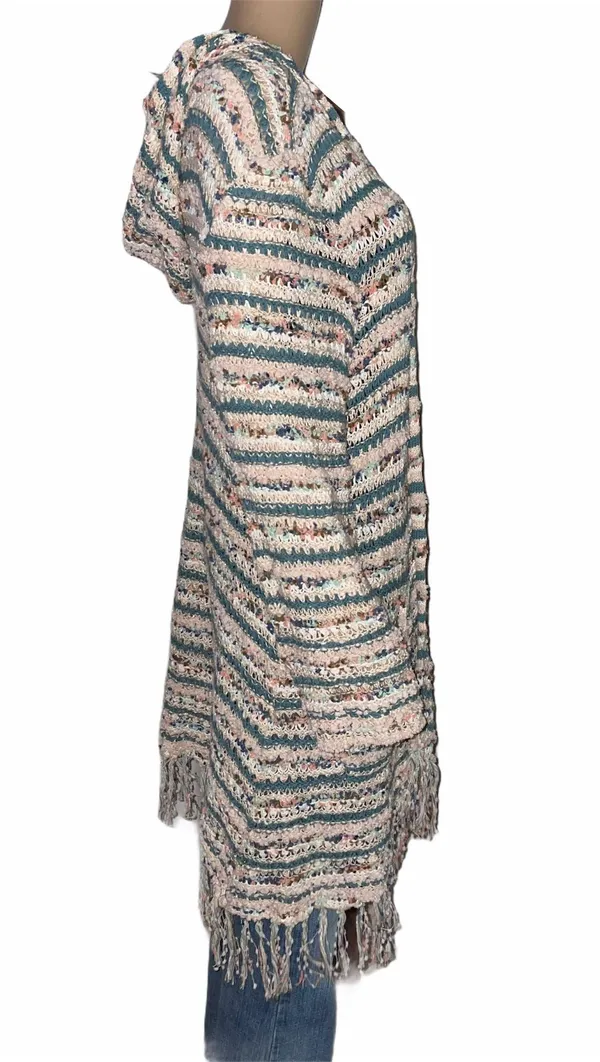 American Rag Hooded Fringed Duster - Image 2