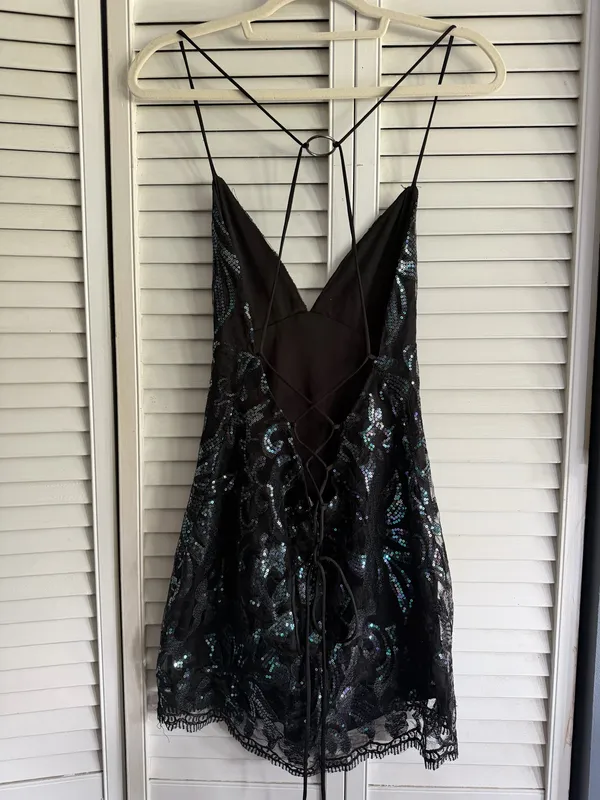 Lucy in the Sky Sequin Mini Dress - Image 2