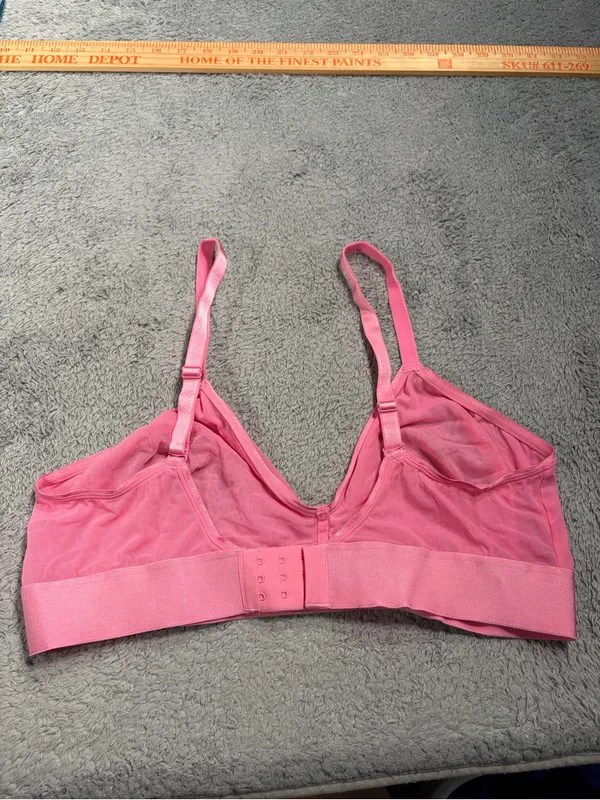 Parade Pink Wireless Mesh Bralette XL - Image 4