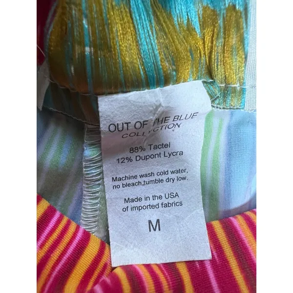 Patti Biggs Palazzo Pants Out of the Blue Collection High Waisted Wide Leg Sz M - Image 4