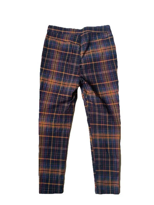 Free People Plaid Cropped Skinny Pants - Image 2