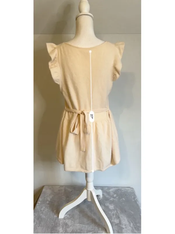Free People Angora Ruffle Sleeve Babdydoll Sweater L - Image 4