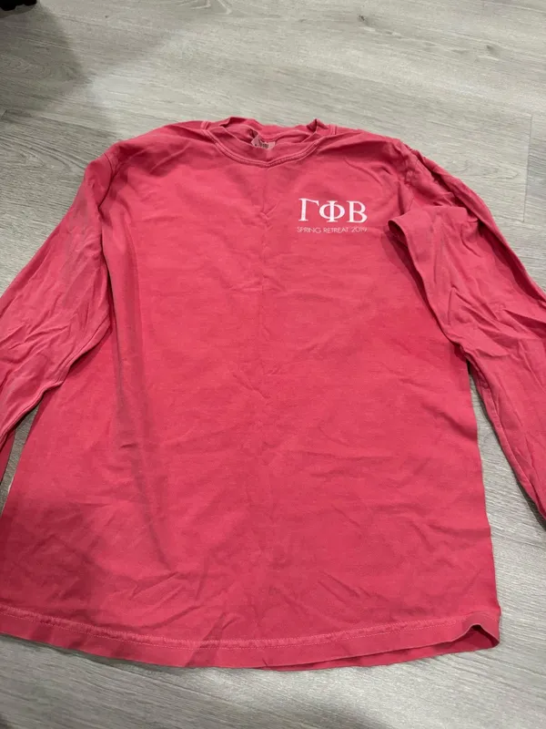 Pink Gamma Phi Beta long sleeve Size M - Image 2