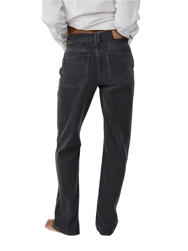 We The Free Ava High Rise Baggy Jeans in Washed Black - Image 2