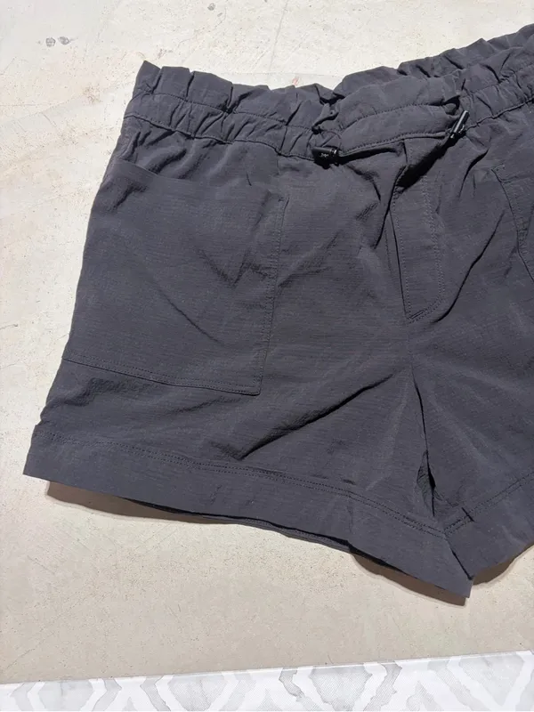 Athleta Black Women’s nylon Elastic Waist Shorts 10 - Image 2