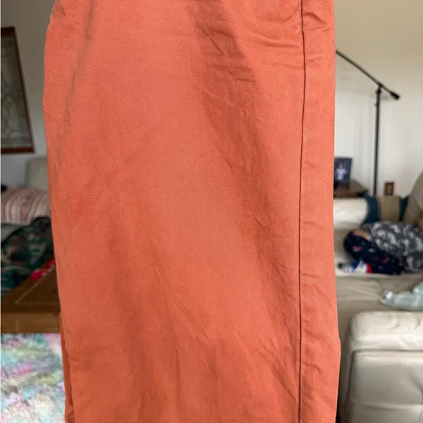 Levi's Women's Wide-Leg Trousers in Rust Orange - Image 7