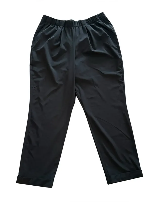 VARLEY Alana Slim Tapered Cuff Pant Black Size XL NEW - Image 5