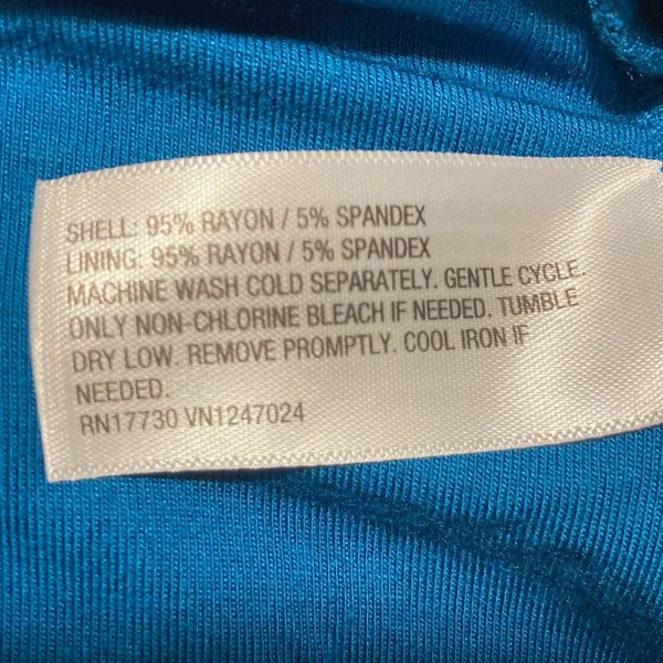 A New Day Teal Blue Asymmetrical Ruched Cocktail Bodycon Mini Dress Size Small - Image 12