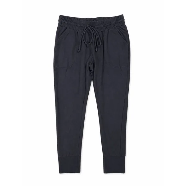 FP Movement Jogger Sweatpants Womens L Black Drawstring Pocket Lounge Athleisure - Image 4