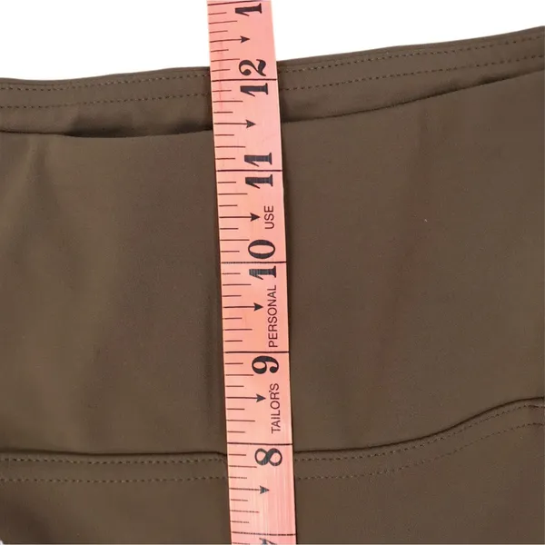 HALARA Day Stretch High Waist Flare Yoga Pant Sz XL Brown Athletic Travel Casual - Image 10