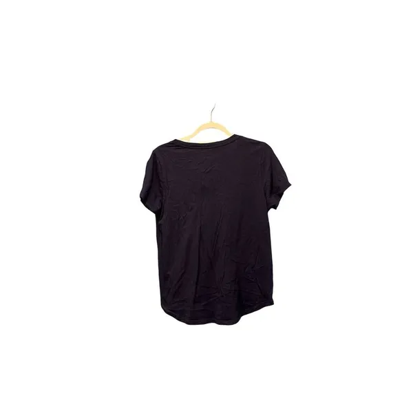 Old Navy Women's Blue V-Neck Tee Size M Short Sleeve Casual Top - Image 4