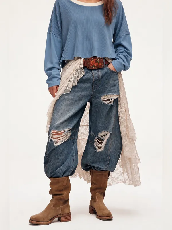 Free People We The Free Jayson Ringer Tee $68 MSRP - Image 2