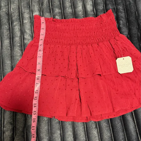 Altar'd State Vibrant Red Mini Skirt - Image 7