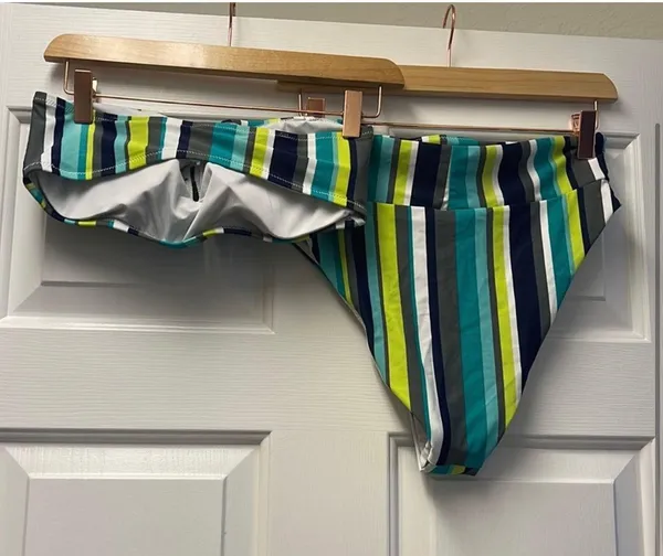 Aerie striped High Waisted Cheeky Bikini - Image 2