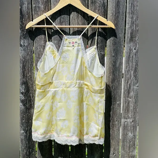 Free People Night Special Cami - Lemon Custard Combo NWT - Image 8
