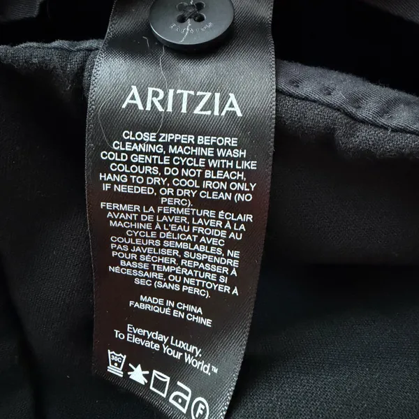 Aritzia Babaton black straight pants 6 - Image 4